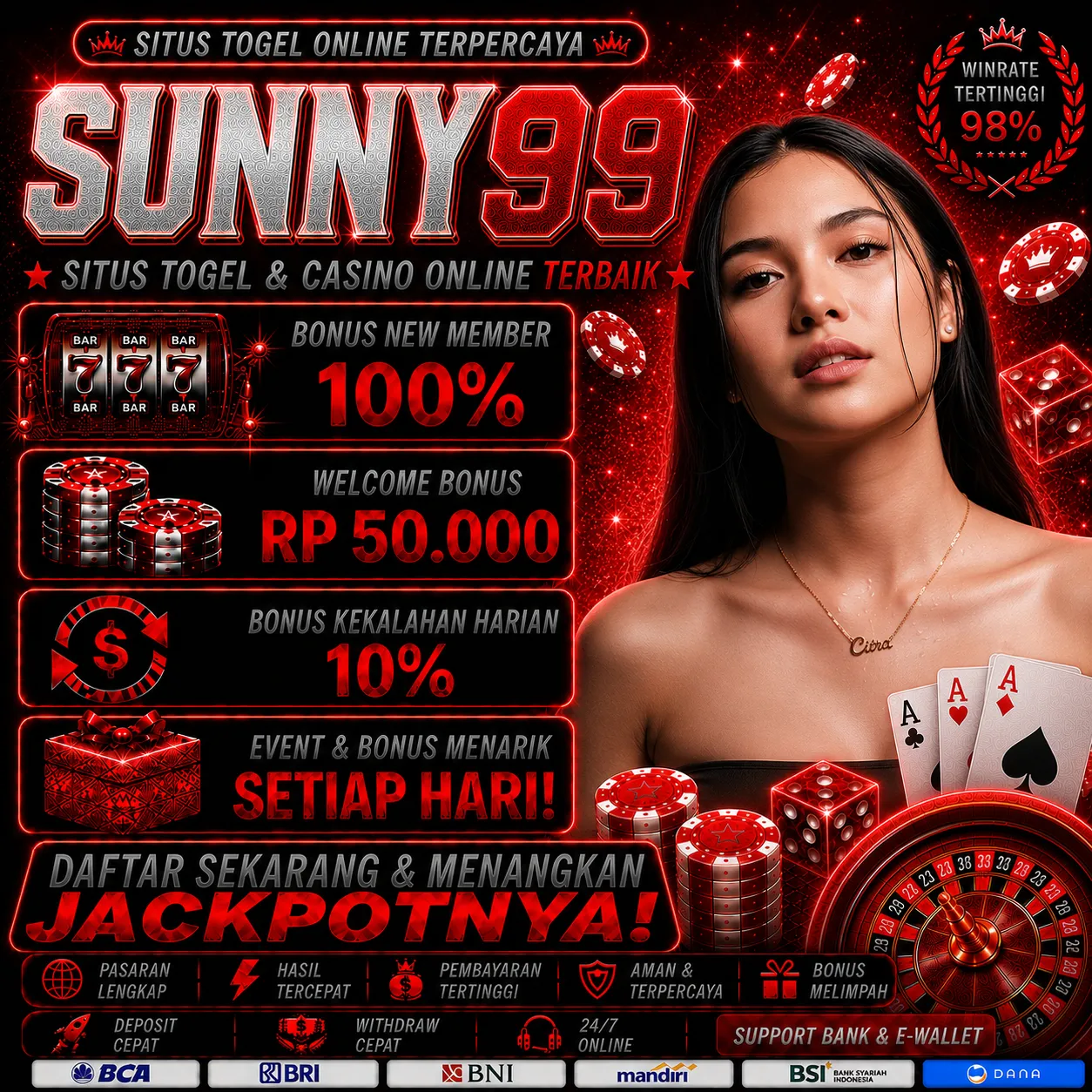 SUNNY99 Banner